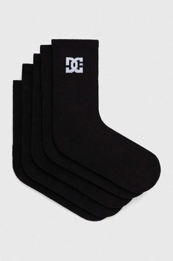 Ponožky DC 5-pack pánské, černá barva