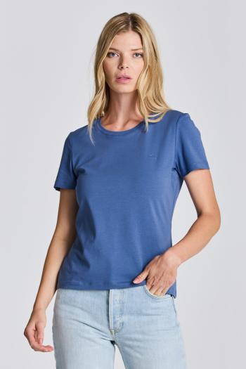 TOP GANT CTN/ELA SS TOP modrá XXXL