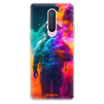 Odolné silikonové pouzdro iSaprio - Astronaut in Colors - OnePlus 8