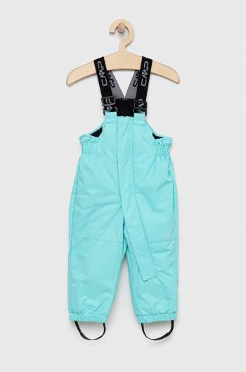 Dětské lyžařské kalhoty CMP tyrkysová barva