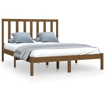 Rám postele medově hnědý masivní borovice 140 × 200 cm, 3105163 (3105163)