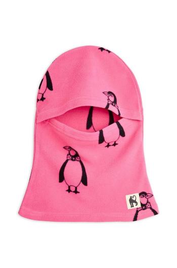 Dětská kukla Mini Rodini Penguin růžová barva, 1100009528