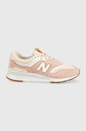 Sneakers boty New Balance Cw997hlv růžová barva