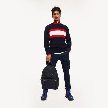 Tommy Hilfiger pánský tmavě modrý svetr - XXL (DW5)