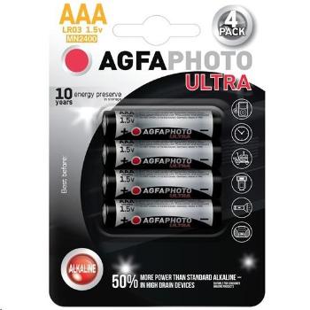 AgfaPhoto Ultra alkalická baterie LR03/AAA, 4ks