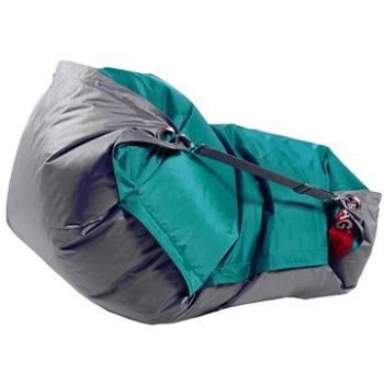 BeanBag Sedací pytel 189×140 duo sea green - gray (BB189×140-seagreen-gray)