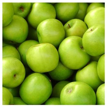 Obraz na plátně – zelená jablka