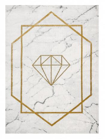 Dywany Łuszczów Kusový koberec Emerald diamant 1019 cream and gold - 180x270 cm Béžová