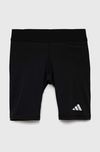 Dětské kraťasy adidas Performance TF SHRT černá barva, hladké