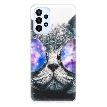 Odolné silikonové pouzdro iSaprio - Galaxy Cat - Samsung Galaxy A23 / A23 5G