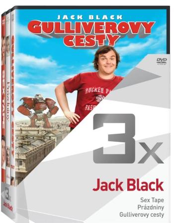 3x Jack Black (Sex Tape, Prázdniny, Gulliverovy cesty) - kolekce (3 DVD)