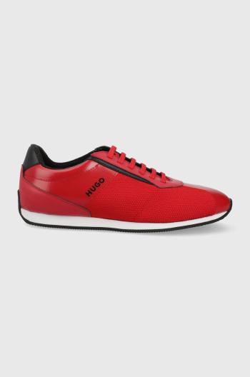 Sneakers boty HUGO červená barva