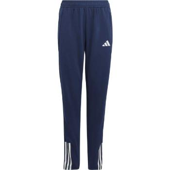 adidas TIRO 23 PANTS Juniorské fotbalové tepláky, tmavě modrá, velikost