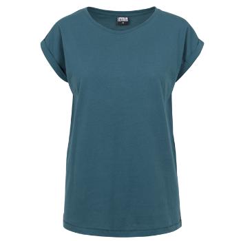 Dámské tričko Urban Classics Ladies Extended Shoulder Tee teal - XL