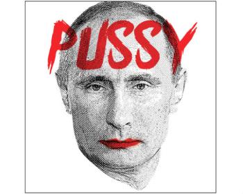 Plakát čtverec Ikea kompatibilní Pussy Putin