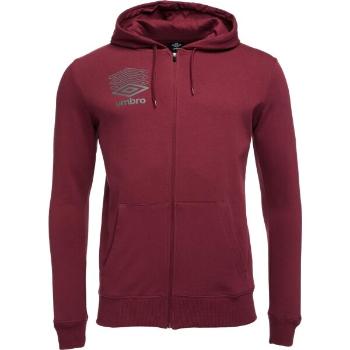 Umbro FW TERRACE ZIP Pánská mikina, vínová, velikost