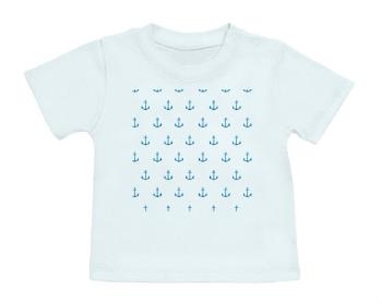 Tričko pro miminko vzor kotvy