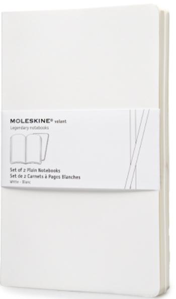 Moleskine - zápisník Volant 2 ks - čistý, bílí L