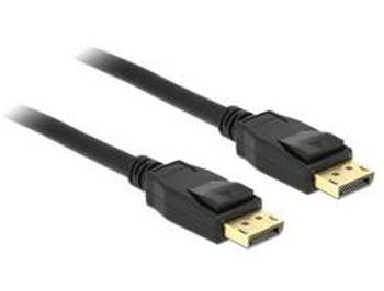 DisplayPort kabel Delock [1x zástrčka DisplayPort - 1x zástrčka DisplayPort] černá 5.00 m