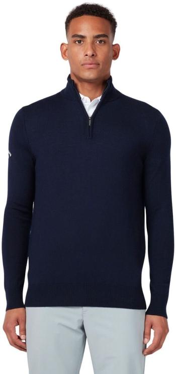 Callaway 1/4 Zipped Merino Dark Navy L Svetr