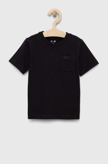 Dětské bavlněné tričko GAP x BKC černá barva