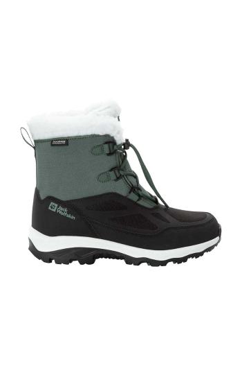 Dětské zimní boty Jack Wolfskin VOJO SHELL XT TEXAPORE MID zelená barva