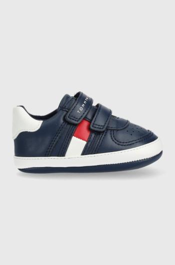 Dětské sneakers boty Tommy Hilfiger tmavomodrá barva