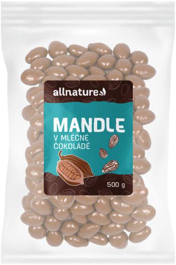 Allnature Mandle v mléčné čokoládě 500 g