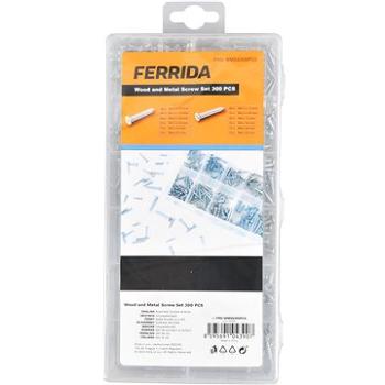 FERRIDA Wood and Metal Screw Set 300 PCS (FRD-WMSS300PCS)