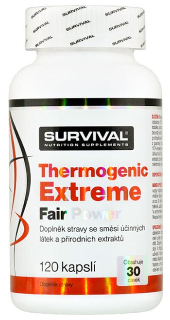 Survival Nutrition Thermogenic Extreme Fair Power 120 kapslí