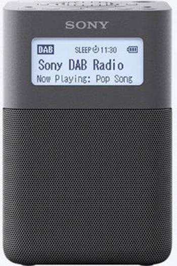 Radiobudík Sony XDR-V20D, AUX, šedá