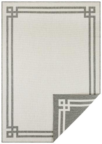 NORTHRUGS - Hanse Home koberce Kusový koberec Twin Supreme 104144 Grey/Cream - 120x170 cm Bílá