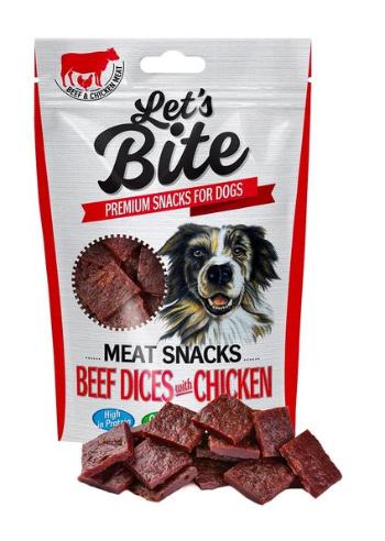 BRIT let's meat snacks BEEF dices chicken - 80g