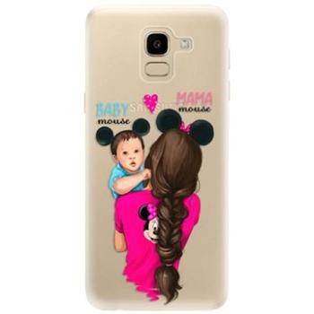 iSaprio Mama Mouse Brunette and Boy pro Samsung Galaxy J6 (mmbruboy-TPU2-GalJ6)