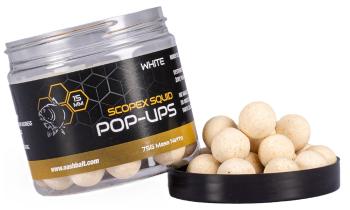 Nash plovoucí boilie pop ups scopex squid white 75 g - 15 mm