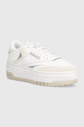 Kožené sneakers boty Reebok Classic Club C bílá barva, 100201959