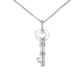 Silvego Stříbrný náhrdelník s přívěskem klíč ZTS83504NVSW