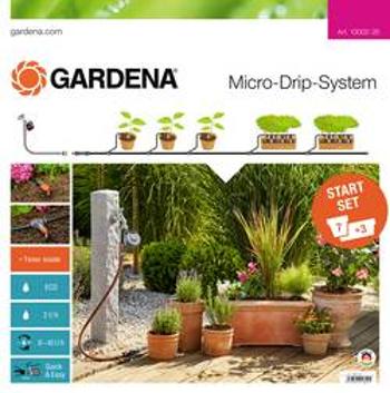 GARDENA Systém Micro-Drip základní sada pro rostliny v květináčích M automatik 13 mm (1/2") Ø Délka hadice: 25 m 13002-20