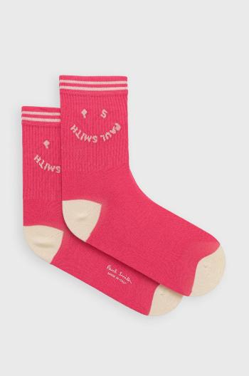 Ponožky PS Paul Smith dámské, růžová barva