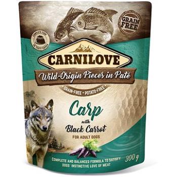 Carnilove Dog Pouch Paté Carp with Black Carrot 300 g (8595602537693)