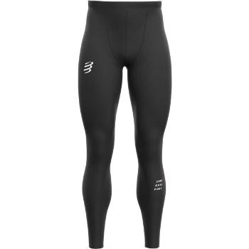 Compressport RUN UNDER CONTROL FULL TIGHTS Pánské běžecké kompresní legíny, černá, velikost T3