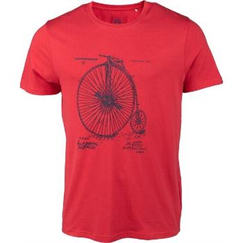 Northfinder TADEO Pánské tričko, červená, velikost M
