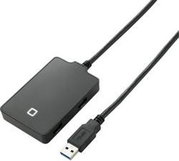 USB 3.0 hub Renkforce 4 porty, 56 mm, černá