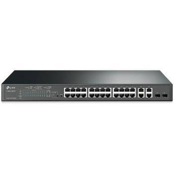 Switch TP-Link TL-SL2428P Smart, 24x Lan/PoE+, 4x GLan, 2x SFP Combo, 192W , TL-SL2428P