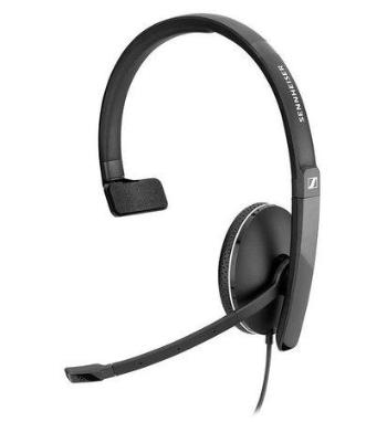 SENNHEISER SC 135 USB+ Jack3,5mm, headset - jednostranná sluchátka s mikrofonem