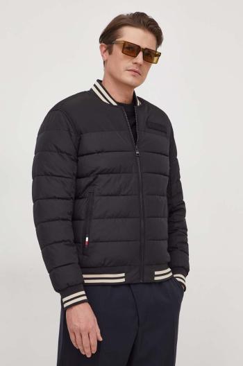 Bomber bunda Tommy Hilfiger černá barva, přechodná, MW0MW33736