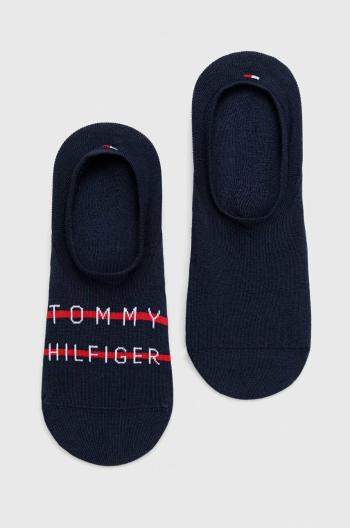 Ponožky Tommy Hilfiger 2-pack pánské, tmavomodrá barva, 701222189