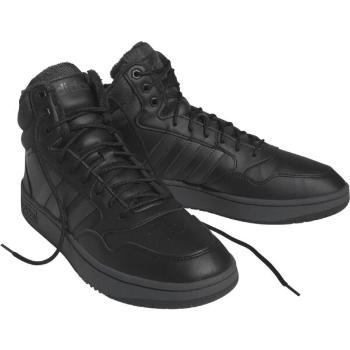 adidas HOOPS 3.0 MID WTR Pánské zimní boty, černá, velikost 45 1/3