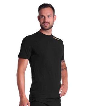 PROGRESS CC TKR pánské funkční triko s krátkým rukávem L antracit, Černá