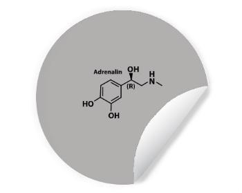 Samolepky kruh Adrenalin